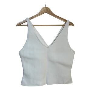 Babaton ribbed tank top cream XL